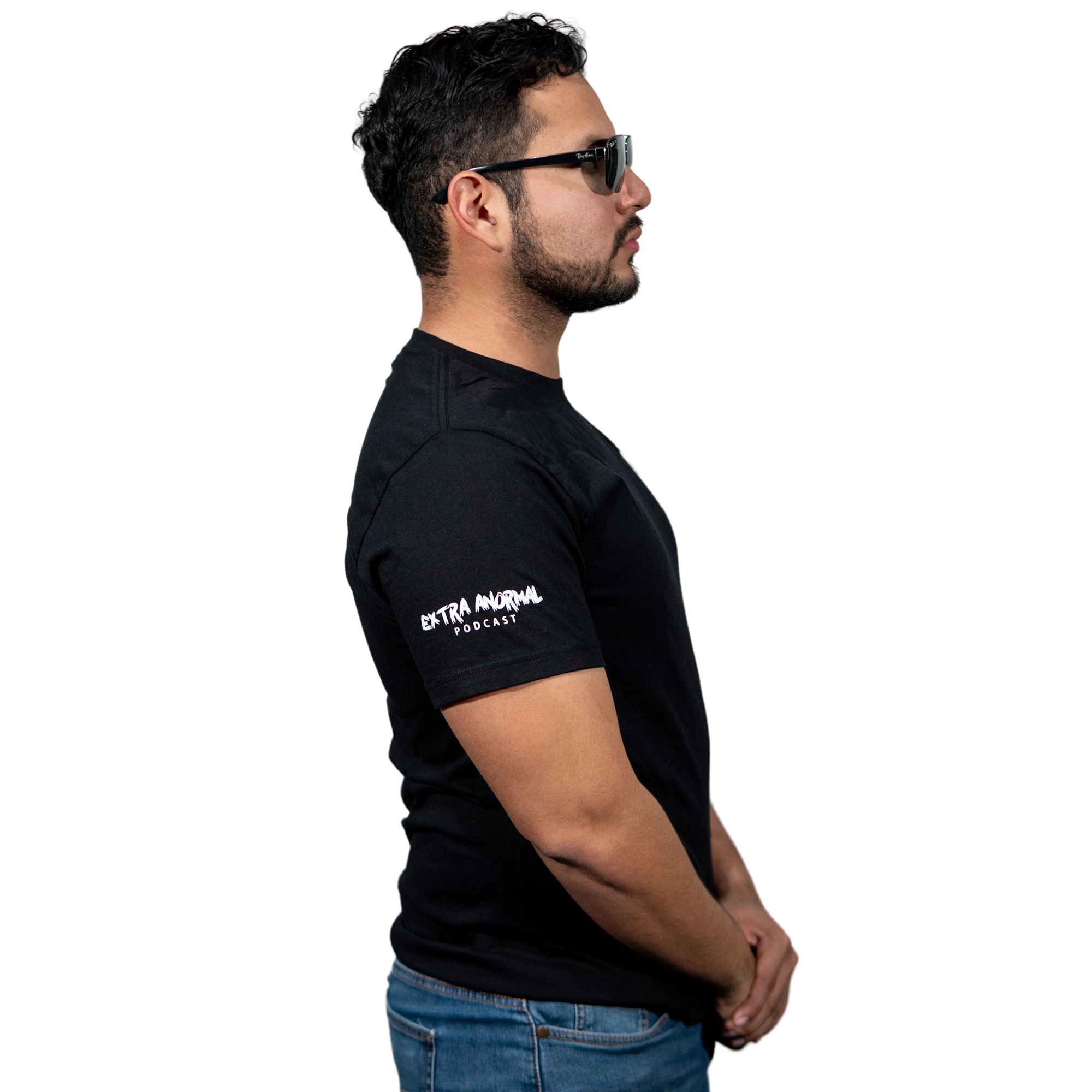 EXTRA ANORMAL PLAYERA LOGO COLOR NEGRO